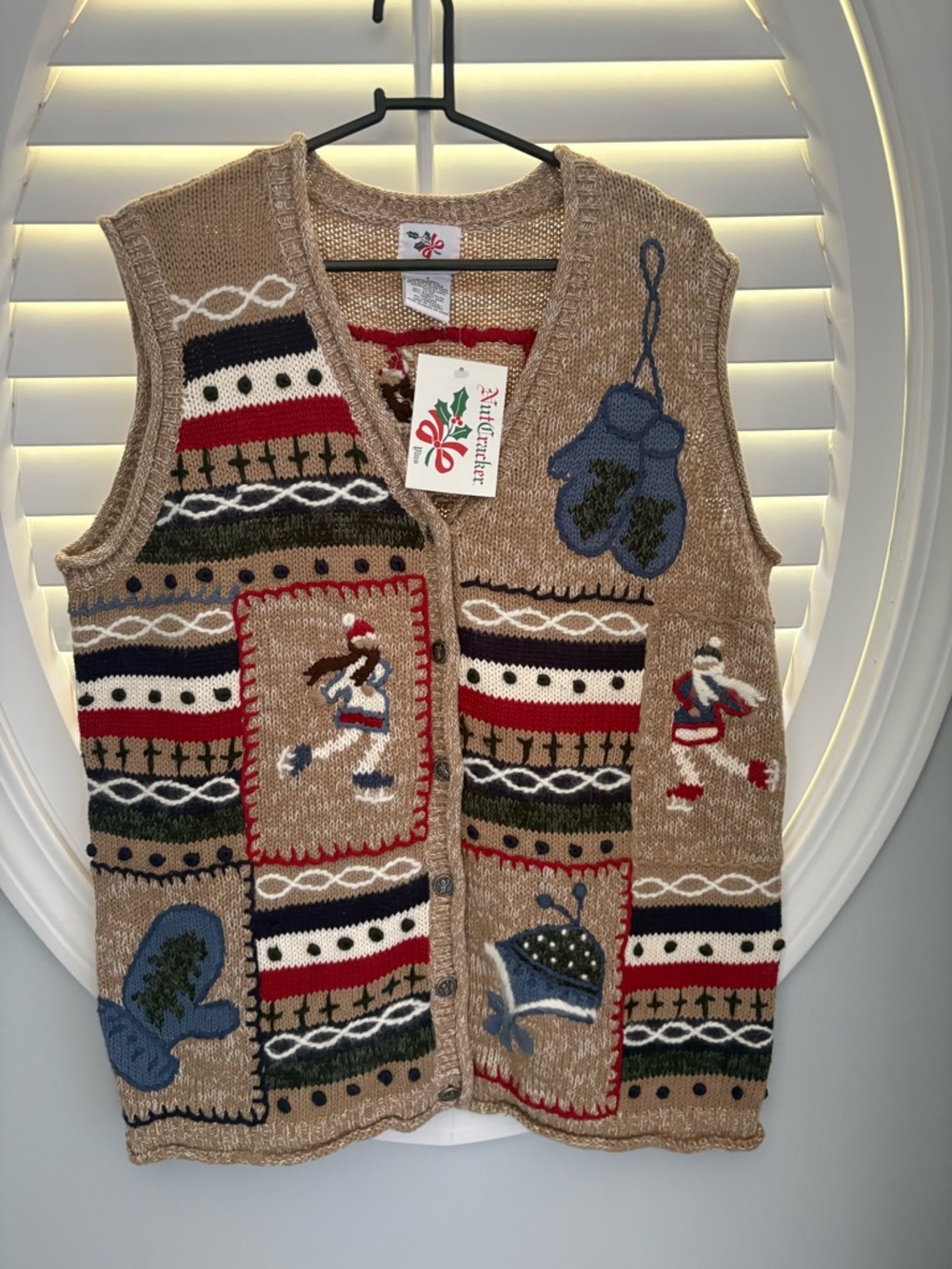 🆕 vintage women’s knit Christmas sweater size XL
